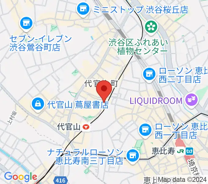 ギタートレーダーズ東京の地図