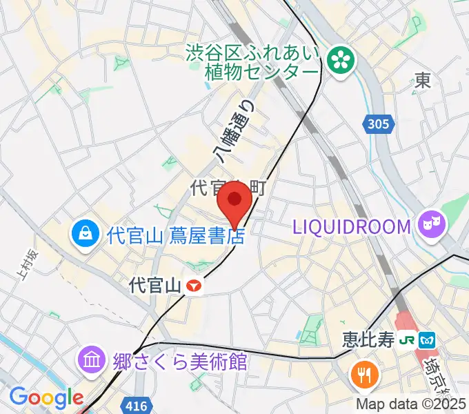 ギタートレーダーズ東京の地図