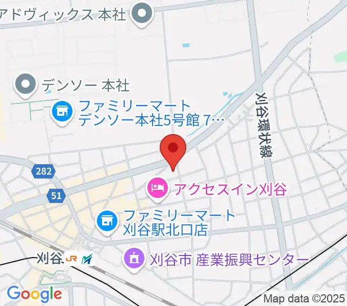 ロッキン刈谷本店の地図