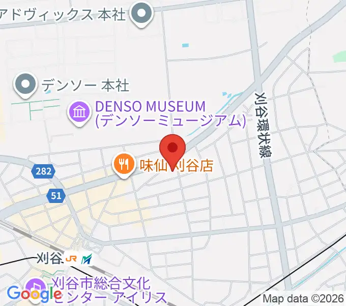 ロッキン刈谷本店の地図