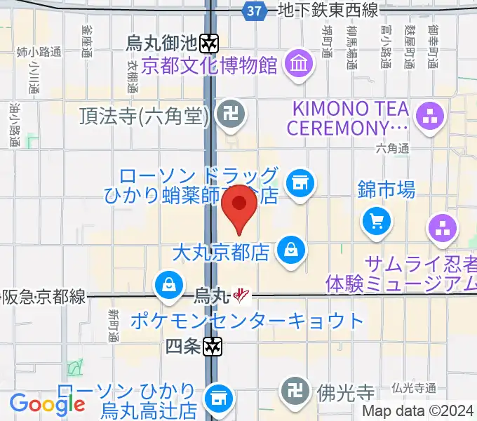 京都フィールドスタジオの地図