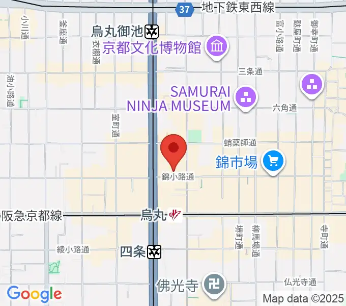 京都フィールドスタジオの地図