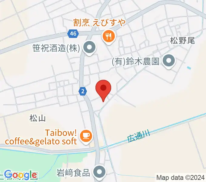 楽器屋JUNJUNの地図