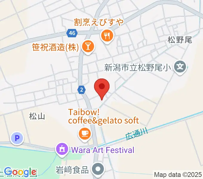 楽器屋JUNJUNの地図