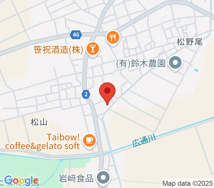 楽器屋JUNJUNの地図