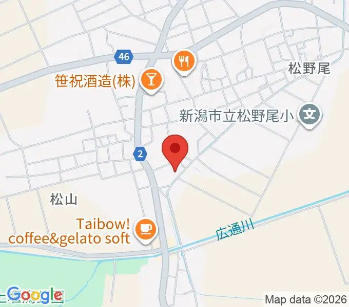 楽器屋JUNJUNの地図
