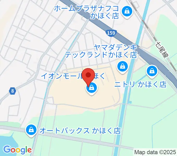 島村楽器 イオンモールかほく店の地図