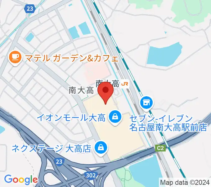 島村楽器 イオンモール大高店の地図