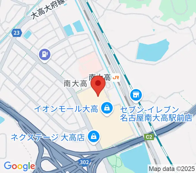 島村楽器 イオンモール大高店の地図