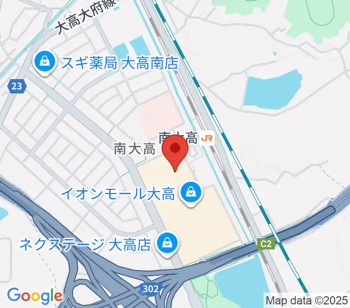 島村楽器 イオンモール大高店の地図