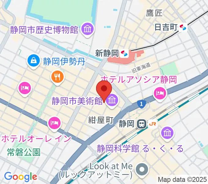 島村楽器 静岡パルコ店の地図