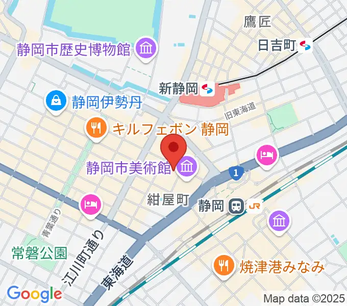 島村楽器 静岡パルコ店の地図