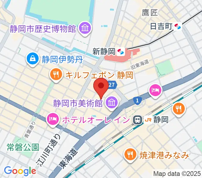 島村楽器 静岡パルコ店の地図