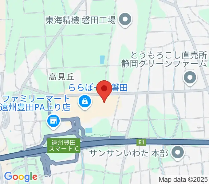 島村楽器 ららぽーと磐田店の地図