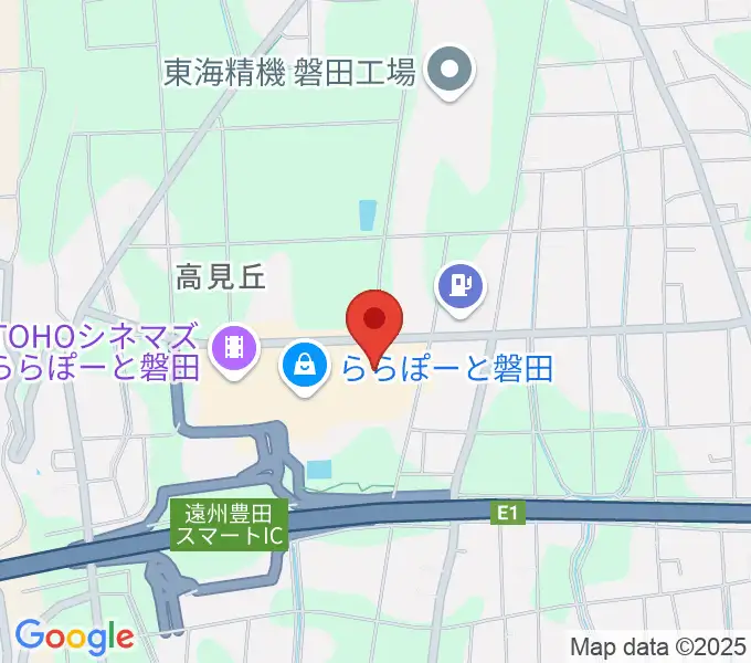 島村楽器 ららぽーと磐田店の地図