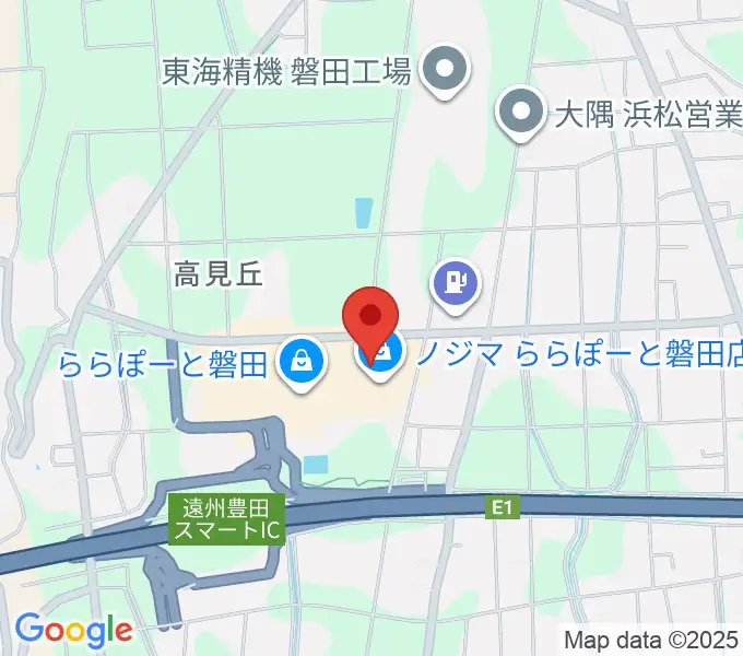 島村楽器 ららぽーと磐田店の地図