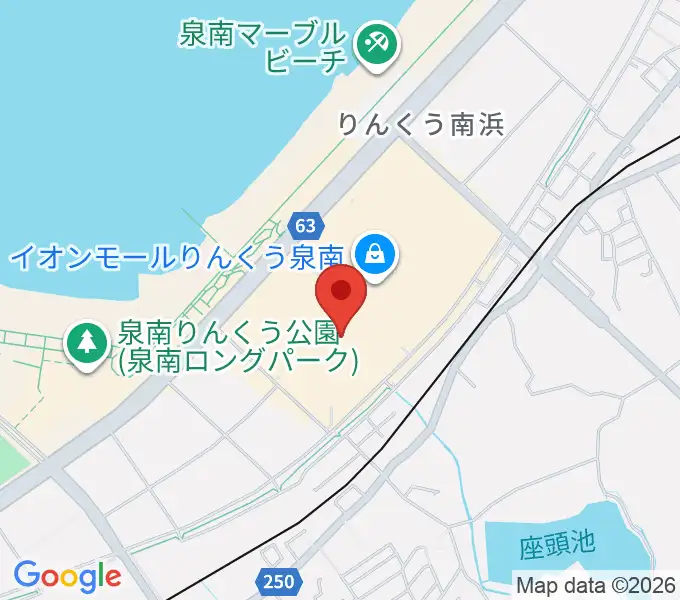 島村楽器 イオンモールりんくう泉南店の地図