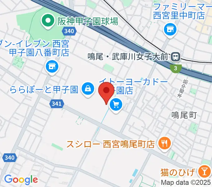 島村楽器ららぽーと甲子園店の地図