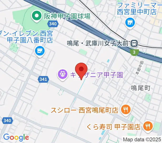 島村楽器ららぽーと甲子園店の地図