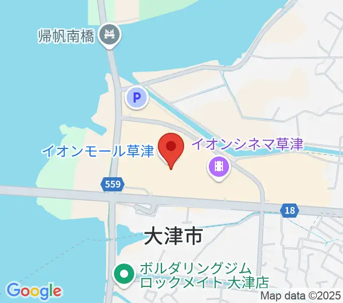 島村楽器 イオンモール草津店の地図