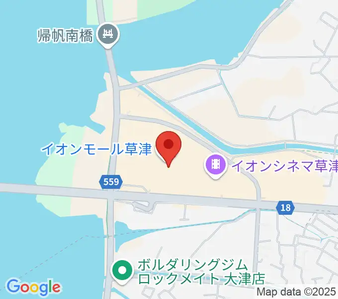 島村楽器 イオンモール草津店の地図