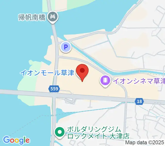 島村楽器 イオンモール草津店の地図