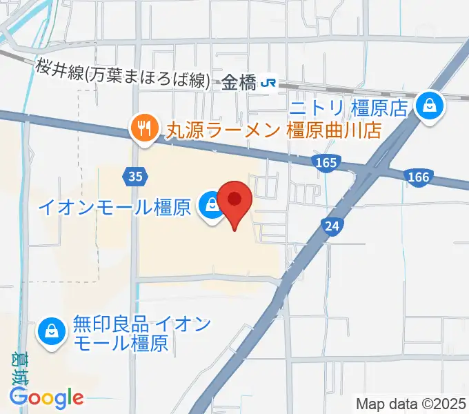 島村楽器 イオンモール橿原店の地図