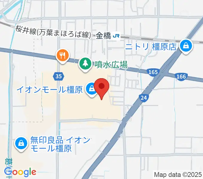 島村楽器 イオンモール橿原店の地図