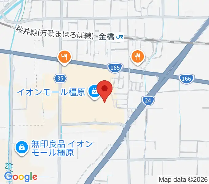 島村楽器 イオンモール橿原店の地図