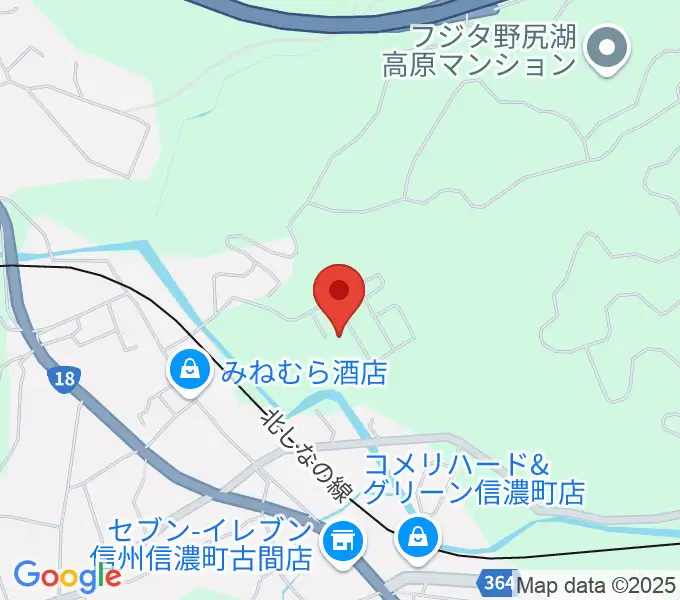 山崎木管修理工房の地図