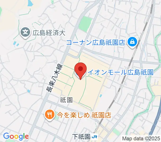 島村楽器 イオンモール広島祗園店の地図