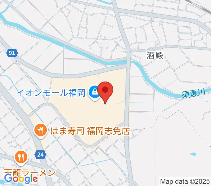 島村楽器 イオンモール福岡店の地図
