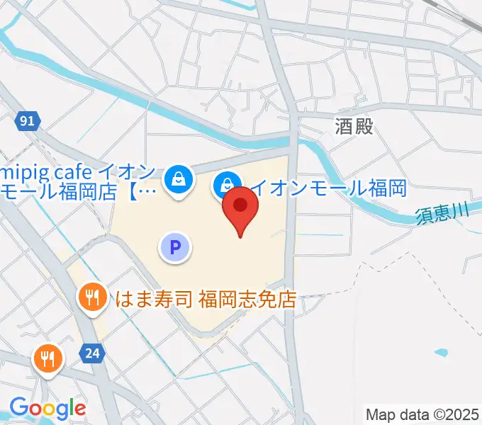 島村楽器 イオンモール福岡店の地図