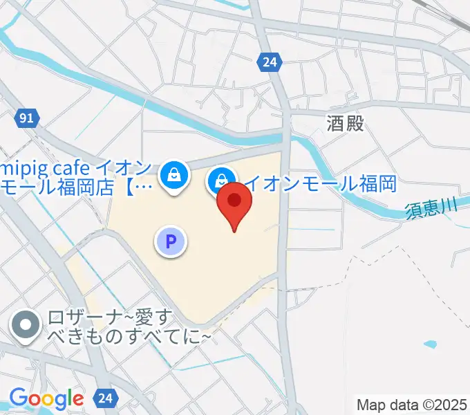 島村楽器 イオンモール福岡店の地図