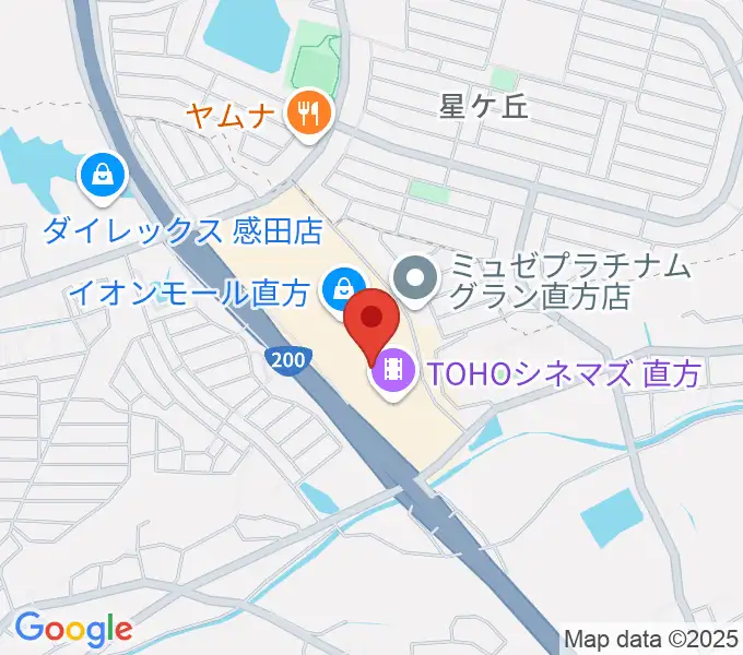 島村楽器 イオンモール直方店の地図