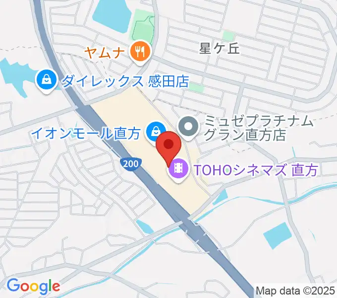 島村楽器 イオンモール直方店の地図