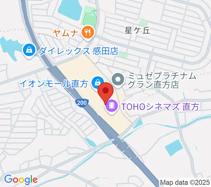 島村楽器 イオンモール直方店の地図