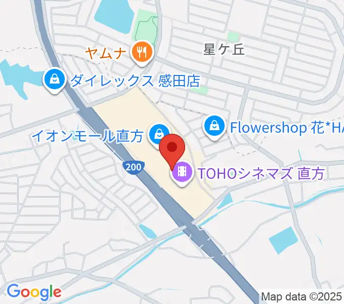 島村楽器 イオンモール直方店の地図