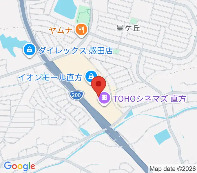 島村楽器 イオンモール直方店の地図