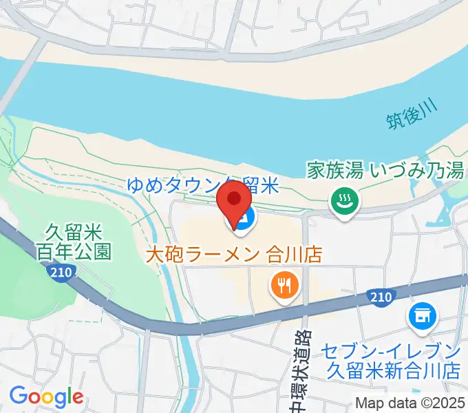 島村楽器 久留米ゆめタウン店の地図