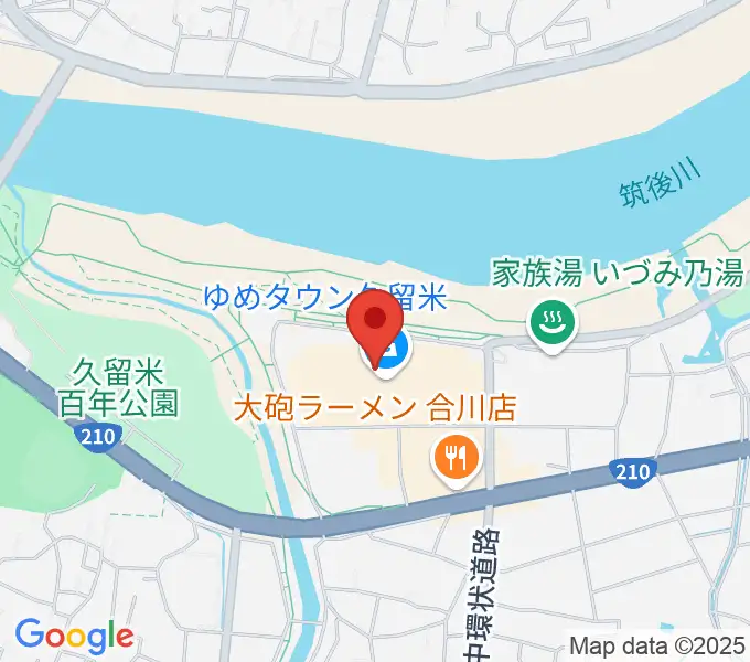 島村楽器 久留米ゆめタウン店の地図