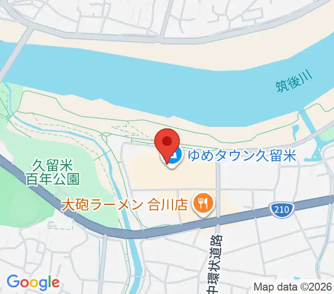 島村楽器 久留米ゆめタウン店の地図