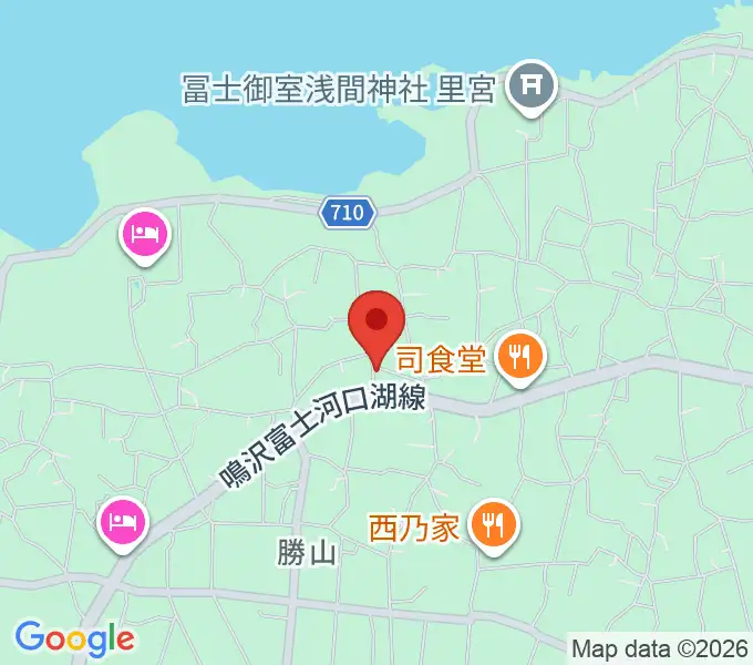 音楽の家 民宿さんすいの地図