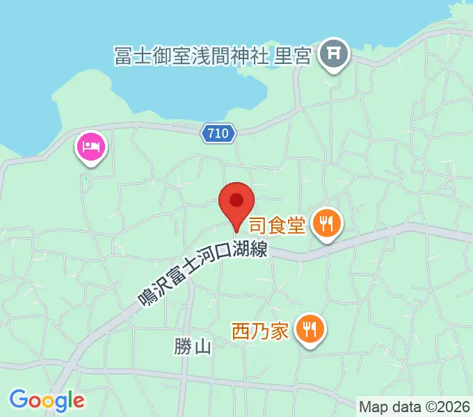 音楽の家 民宿さんすいの地図