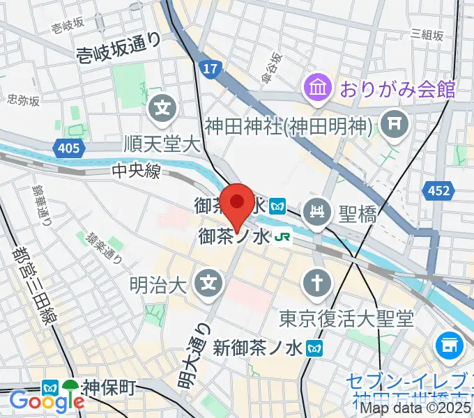 BIGBOSSお茶の水駅前店の地図