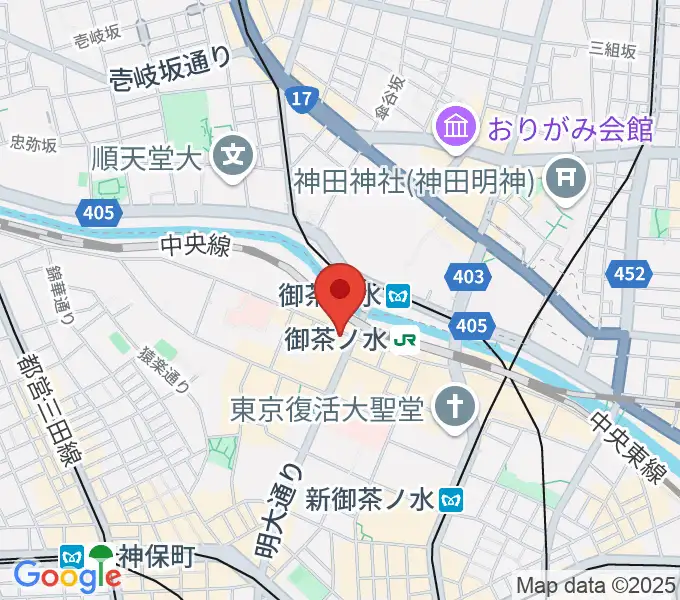 BIGBOSSお茶の水駅前店の地図