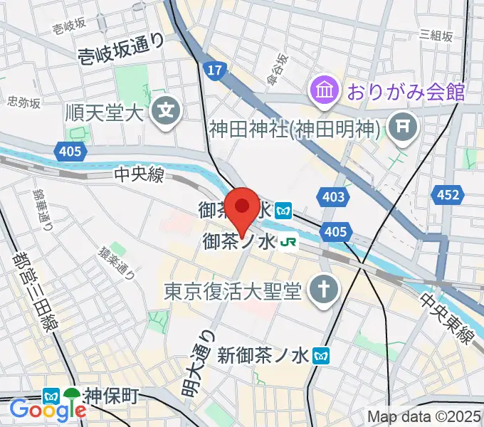 BIGBOSSお茶の水駅前店の地図