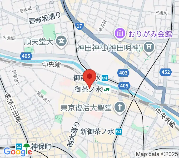 BIGBOSSお茶の水駅前店の地図