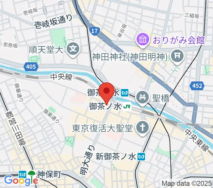 BIGBOSSお茶の水駅前店の地図