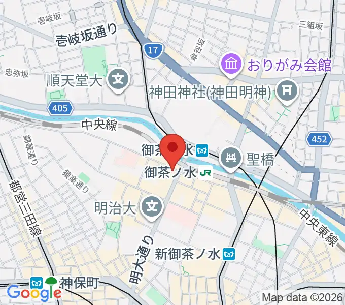 BIGBOSSお茶の水駅前店の地図